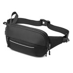 Aepigo Waist Bags Pack Travel Handy Hiking Zip Pouch Document Money Phone Belt Sport Bag for Men and Women and Adult (Black)