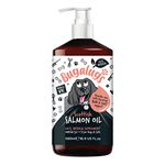 Bugalugs Scottish Salmon Oil For Dogs & Cats, Supplement Supports Dog Skin And Coat, Itchy Skin & A Moulting Dog, Omega 3 Fish Oil Perfect For Grooming & Dog Food (500ml)