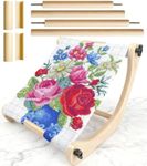 Adjustable Embroidery Hoop Table Stand Holder Needlepoint Stretcher Bars Scroll Frame Cross Stitch Stand Lab Supplies