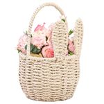 Wicker Basket With Ears