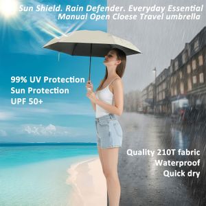 BAODINI Mini UV Travel Umbrella – Compact Lightweight Sun Protection