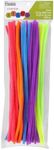 Essentials By Leisure Arts Chenille Stems Neon 12" 6Mm 100Pc - Versatile Pipe Cleaners for Crafts, DIY Projects, and Decorations - Bright, Flexible Craft Pipe Cleaners