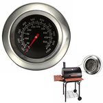 Itian Stainless Steel BBQ Grill Smoker Thermometer Gauge Barbecue Cooking Grill Tools