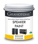 GRANOTONE Roller Grade Speaker Cabinet Texture Coating Paint ( Black ) 800 GMS