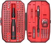 SHARDEN Precision Screwdriver Set 153 in 1 Small Screwdriver Set with Case Magnetic Electronic Repair Tool Kit for Computer, Laptop, Cell Phone, PC, iPhone, MacBook, PS5, PS4, Xbox, Eyeglasses, Watch