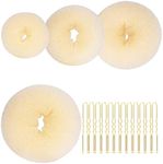 4pcs Hair Donut Hair Bun Shaper Set