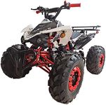 X-PRO 125cc ATV with Automatic Transmission w/Reverse, LED Headlights, Big 19"/18" Tires! (Black, Factory Package)