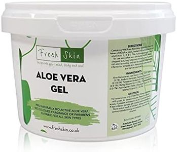 Freshskin Beauty LTD | 500g Aloe Vera Gel - 99% Naturally Bio-Active Aloe Vera - Cooling, Soothing & Moisturising for All Skin Types - Non-Sticky Fast Absorbing Formula Cruelty-Free & Vegan