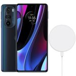Motorola Edge+ Plus 2022 5G UW (512GB, 8GB) 6.7" OLED 144Hz, 50MP 8K Camera, Snapdragon 8 4nm (US Model Fully Unlocked for All Global GSM & CDMA) XT2201-3 (30W Cube & Wireless Charger Bundle, Blue)