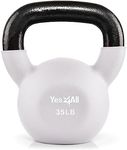 Yes4All Neoprene Coated & Kettlebell Sets - Hand Weights for Home Gym & Dumbbell Weight Set training 35 lb