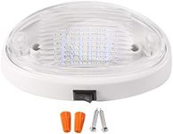 RV LED Light With Switch, White 12V Interior Lights, LED Awning Light Waterproof, Motorhome Interior Wall Lamps, Ceiling Light, Roof Lights, for Camper Caravan Van