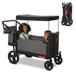 Radio Flyer Atlas Stroll N Wagon, Folding Wagon for 1+ Years - Gray