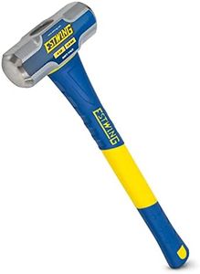 Estwing Soft Face Sledge Hammer for Automotive, Industrial, and Construction Use, 30-35 HRC, 16-Inch Long Fiberglass Handle with Ergonomic Two-Handed Grip (4-Pound Head x 16-Inch Handle)