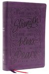 NKJV, Giant Print Center-Column Reference Bible, Verse Art Cover Collection, Leathersoft, Purple, Red Letter, Comfort Print: Holy Bible, New King James Version