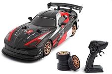 YIKESHU RC Drift Car 1/16 RC Car 4x4 Remote Control Race Cars for Adults Age 16+, 20KM/H 2.4G Offroad RTR Speed & Steering Control Drifting Vehicles Toy with Drifting + Racing Tires