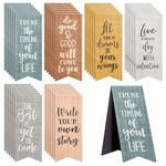 36-Pack Inspirational Magnetic Bookmarks for Women with Motivational Quotes, Bulk Magnet Page Clips for Students, Teachers, Office, Reading, 6 Designs (2.5x1 in)