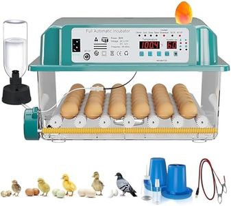 36 Eggs Incubator for Hatching Eggs, Fully Automatic Chicken Incubator with 4 Incubation Modes, Auto Egg Turning, Humidity Control & Egg Candler, Poultry Hatcher for Chickens Ducks Geese Quail