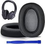 SOULWIT Ear Pads Cushions Replacement, Earpads Compatible with Sony WH-H900N (h.Ear on 2 Wireless) & MDR 100ABN (h.Ear on Wireless) Noise Canceling Over-Ear Headphones - Black