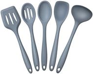 Joyoldelf Kitchen Utensils Set, 5 Piece Silicone Spatula and Cooking Utensils, Silicone Kitchen Utensils Spatulas for Cooking Kitchen Gadgets Tools