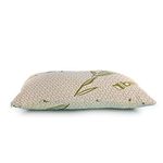 Sleep&Snuggle Bamboo Memory Pillow - Hypoallergenic Shredded Foam Pillow - Breathable Washable Cover - Optimal for Side & Back Sleepers - Neck & Shoulder Support