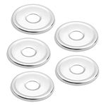 Ruhe® Fusion Wall Flange | Premium Grade Stainless Steel Fusion Wall Flange for Kitchen Taps/Bathroom Taps/Faucets Pack of 5 (Chrome Plated)