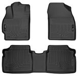 Husky Liners Custom Fit WeatherBeater Molded Front and Second Seat Floor Liner for Select Toyota Prius Models (Black)