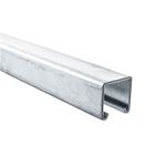 Genuine Unistrut P1000 1-5/8" 12 Gauge Steel Strut Channel, Solid Back, Pre-Galvanized Zinc 5 Foot Length