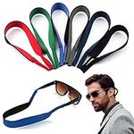 wlertcop 6 PCS Neoprene Sunglasses Strap for Sports Eyeglass and Sunglass，Neoprene Sunglasses Strap Anti-Slip Elastic Cord Rope String Holder for Sports Outdoors Water Activities Men Women Kids