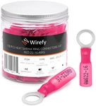 Wirefy 150 PCS Heat Shrink Ring Ter