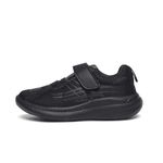 Plaeto Nova Unisex School Shoes Black for Boys & Girls | Tilt Lacing, Breathable Canvas, PU Midsole for high Durability | Multiplay School Shoes Sports Shoes -Girl |Boy |Child |Kids |1 Year Warranty