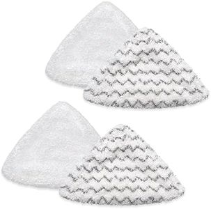 Smilefil 4 Pack Improved Steam Mop Select Replacement Pads 76B2A Compatible with Bissell 94E9T(A) Steam Mop Select Lightweight Steam Cleaner. Compare Part 76B2A, TV #170-674