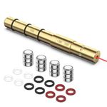 MidTen Laser Bore Sight for 9mm/.38SPL/.357MAG/.348WIN/.380 Cal, End Barrel Laser Bore Sight, Red Laser Boresighter with 4 Sets of Batteries and Spare O-Rings