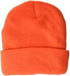 Jacob Ash Hot Shot 4 - ply Knit Stretch Stocking Cap Orange