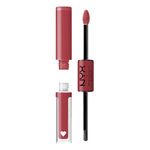 NYX PROFESSIONAL MAKEUP, Shine Loud, High shine lip color, 16HR wear, Vegan Formula - MOVIE MAKER (Pink)
