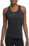 Nike Women's T-Shirt Vest, Black/White, Medium US