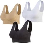 Lemef 3-Pack Seamless Sports Bra Wi