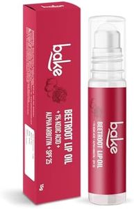 BAKE 1% Kojic Acid Beetroot Tinted Lip Balm Oil For Dark & Pigmented Lips With Spf 25 & Alpha Arbutin - 15G, 1 Count, White