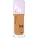 Maybelline New York Super Stay up to 30H Lumi-Matte Foundation, Medium-Full Coverage, Vegan Formula*, Amino Acids, Niacinamide, Vitamin E - Shade 327