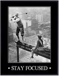 Vintage Golf Wall Art LARGE 11x14 -