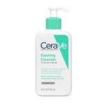 CeraVe Foaming Cleanser For Normal To Oily Skin (236ml) - Dermatologist-Developed Facewash | Non-Comedogenic And Fragrance-Free Cleansers For Acne-Prone Skin