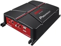 DJ Tech Pro Pioneer GM-A3702 2-Channel Bridgeable Amplifier,Black/red