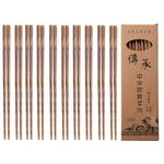 Lonely high heels Chopsticks,Chop Sticks Wooden, Chop Stix, 10 Pairs Resusable Chinese Chopsticks with No Wax, Paint