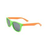 TrendsBlue Kids 2-Tone Fashion Sunglasses Age 3-12, Green/Orange, One Size