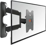 Vogel's BASE 45S full-motion TV wall bracket for 19-43 inch TVs, max. 44 lbs (20 kg), swivels up to 180º, tiltable, TV wall mount, max. VESA 200x200, Universal compatibility