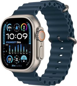 Apple Watch Ultra 2 [GPS + Cellular, 49mm] Natural Titanium (Renewed)