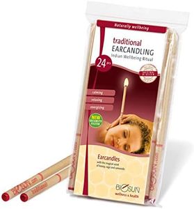 24 pcs (12 pairs) BIOSUN traditional ear candles - made in Germany - magical scent of honey, sage and camomile - patented security filter