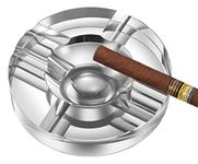 Visol Products Elara Round Crystal Ashtray