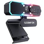 SOOMFON Gaming Webcam, 1080P 60FPS 