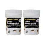 Pest O One® Smoke Bomb Professional Strength Fogger Fumigator for Fleas, Bed Bugs, Moths, Cluster Flies, Spiders, Poultry Red Mite & All Insects – 11g Midi Fumer (Pack of 2)