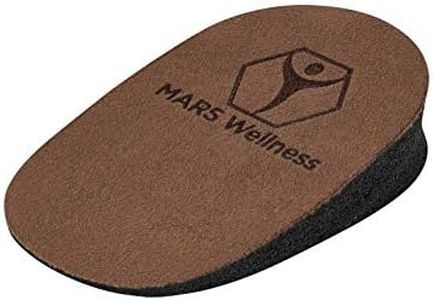 MARS WELLNESS Adjustable 1 Inch Orthopedic Heel Lift for Heel Pain and Leg Length Discrepancies - Small - 2 Pack